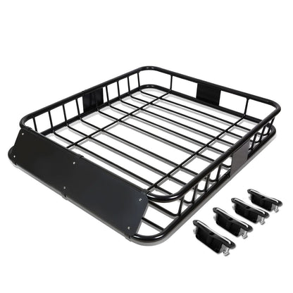 Universal Steel Roof Rack Basket 48" x 40" - Black