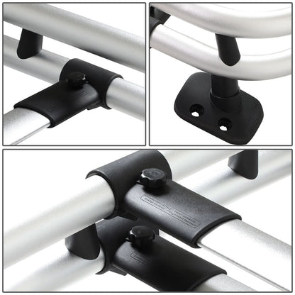 07-13 Toyota FJ Cruiser OE Style Roof Rack Basket Chrome Aluminum