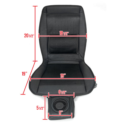 3-in-1 Seat Cover Warmer + Cooler + Massager + Remote Control