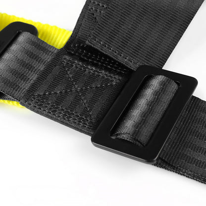 Universal Black 4 Point Racing Seat Belt Buckle Safety Harness