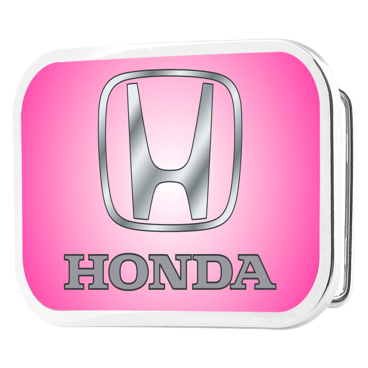 Honda Logo Framed FCG Pink Silver-Fade - Chrome Rock Star Buckle