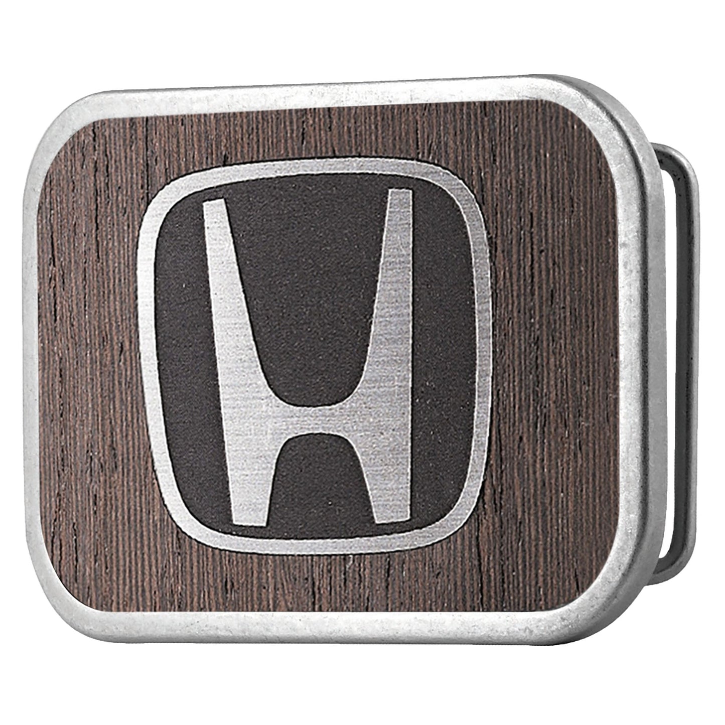 Honda Framed Marquetry Black Walnut/Metal - Matte Rock Star Buckle