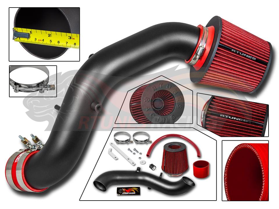 Short Ram Air Intake Kit For 2002-2006 RSX Type S & 2002-2005 Si 2.0L MT ONLY | RSI-AC-05BK