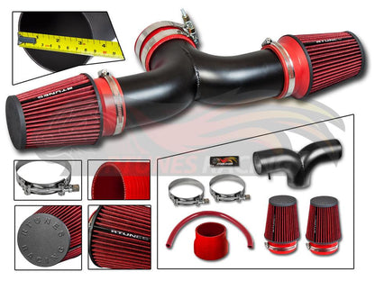Short Ram Air Intake Kit For 2000-2002 Dodge Dakota/Durango 3.7L V6, 4.7L V8 | RSI-DG-04BK