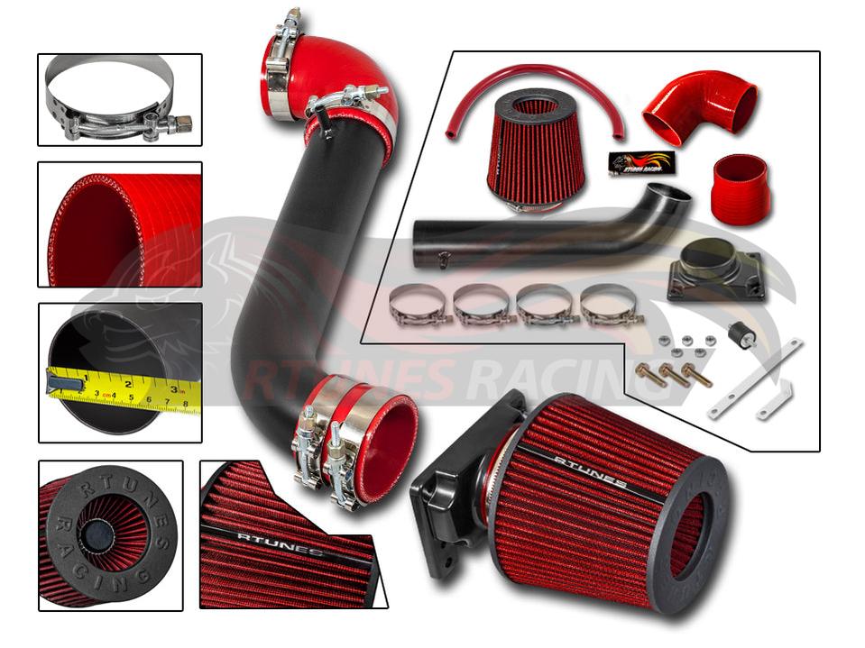 Short Ram Air Intake Kit For 2000-2005 Eclipse & 1999-2003 Galant 2.4L 3.0L | RSI-MT-05BK