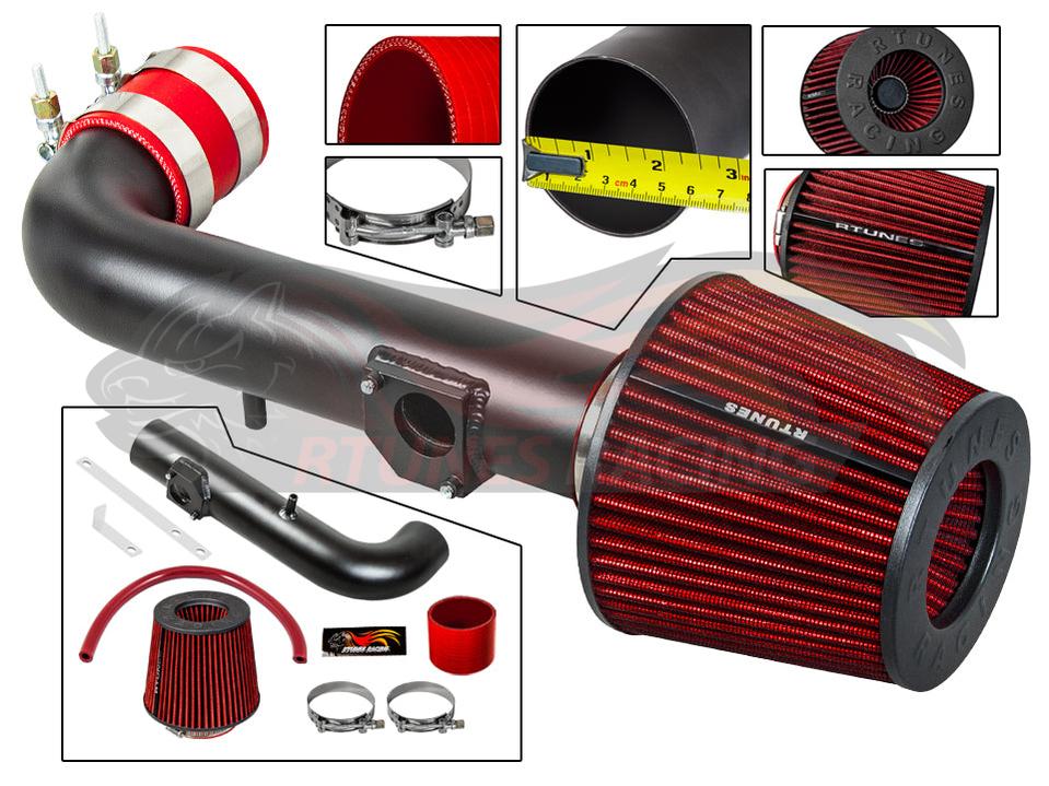 Short Ram Air Intake Kit For 2000-2002 Toyota Corolla 1.8L I4 | RSI-TY-02BK