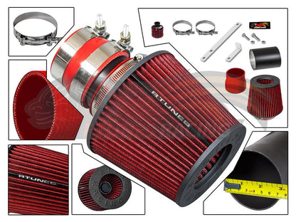 Short Ram Air Intake Kit For 1999-2005 VW Golf/Jetta/Beetle 1.8L/1.9L/2.0L/2.8L, 2000-2006 Audi TT/TT Quattro 1.8L Turbo | Rtunes Racing | RSI-VW-04BK