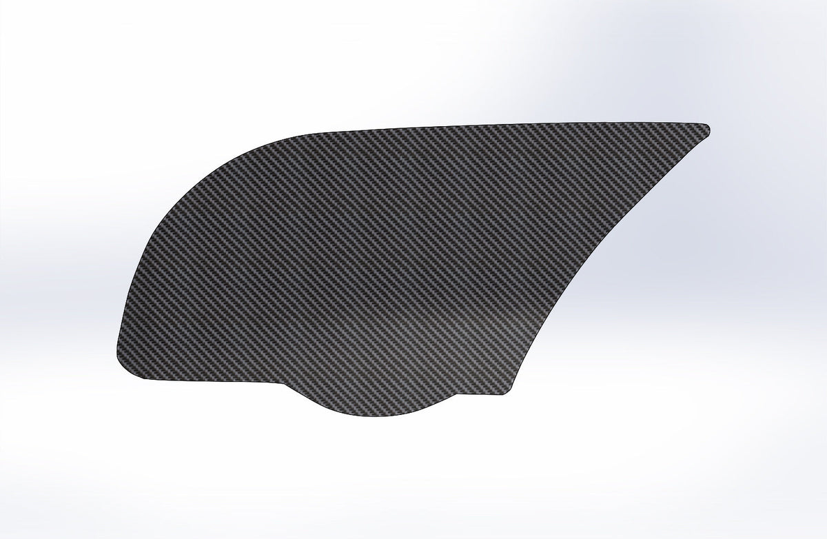 CARBON FIBER DRIVER LEFT SIDE AC VENT TRIM DELETE for 2002-2006 ACURA RSX