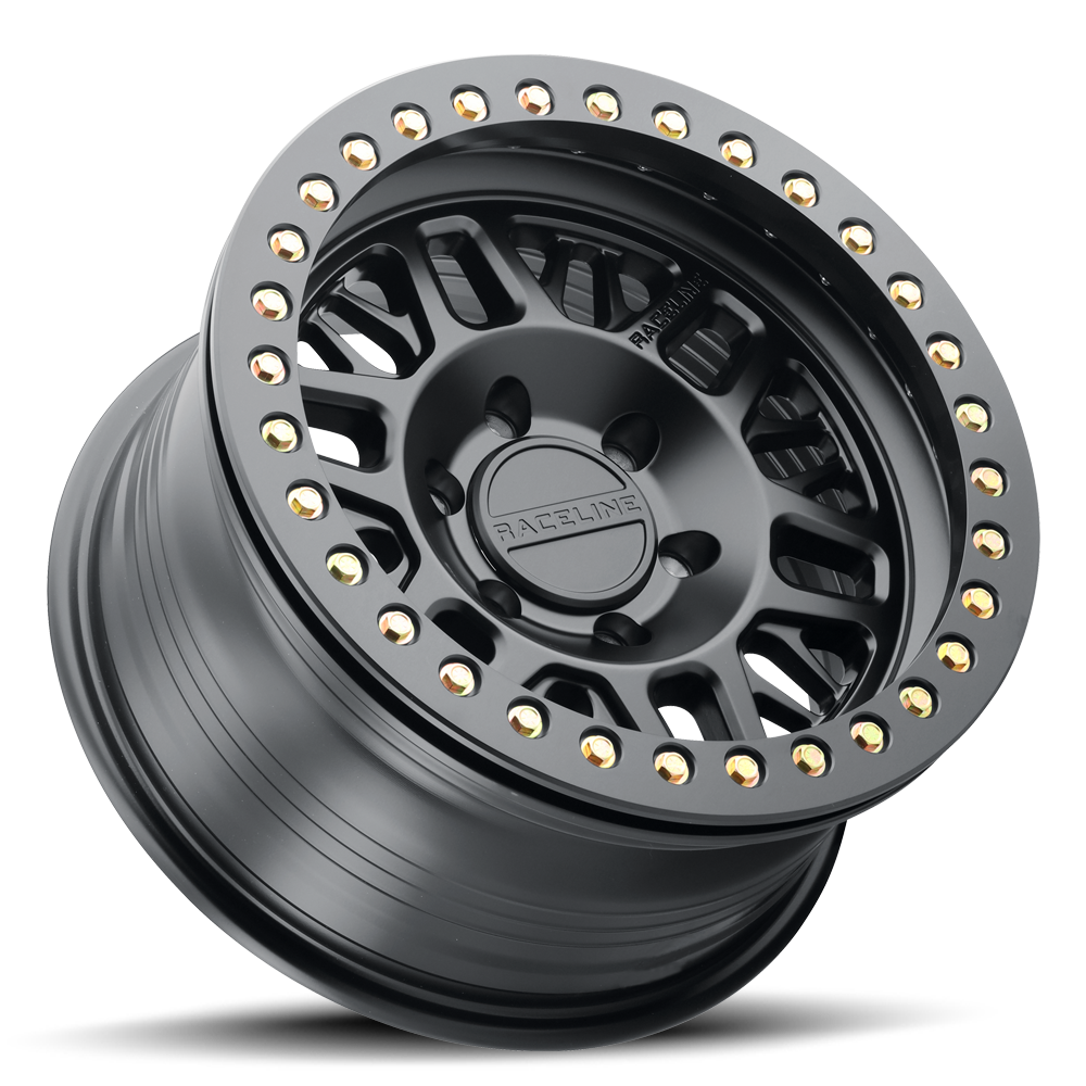 Raceline RYNO RT SATIN BLACK 17X9 6X135 (-12mm/4.5"BS)