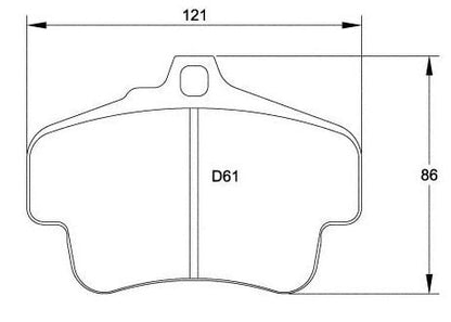 Race Technologies RS45 Brake Pad 2282.17.RS45