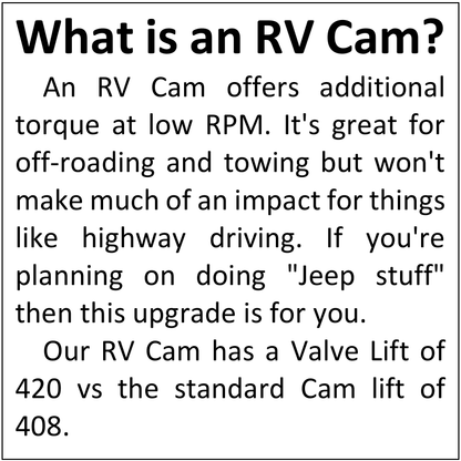 Camshaft - Titan Engines Regrind - Jeep 4.0 RV Camshaft