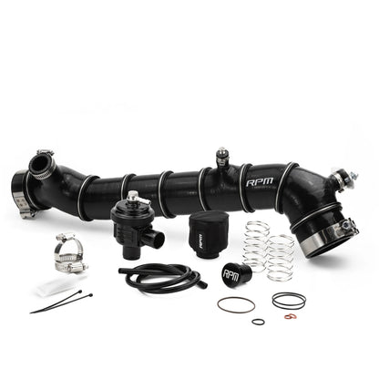 RPM Wire Reinforced 5ply Silicone Charge Tube - Polaris RZR Turbo XP PRO XPT Turbo S & Turbo R/Pro S
