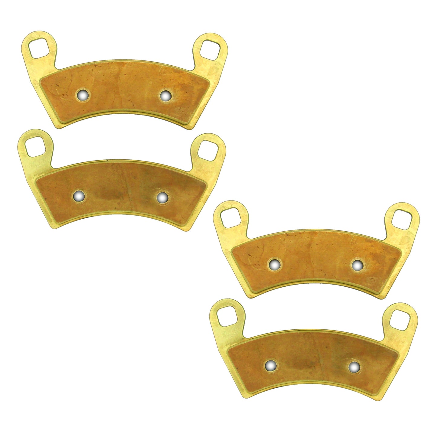 Polaris RZR XP TURBO/XP 4 TURBO/PRO XP/PRO XP 4 2016-2026 Brass Brake Pad Set