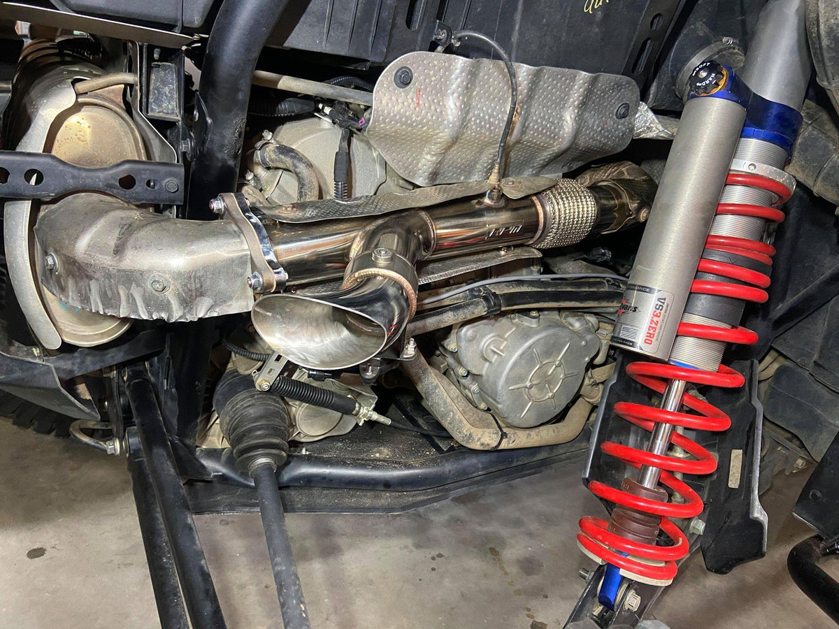 RPM RZR XPT Turbo Pro XP Pro S & Turbo R 2.5" Captains Choice Electric Side Dump E-Valve Exhaust