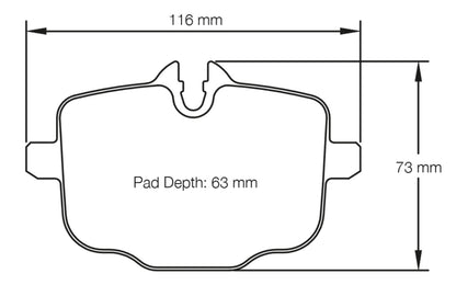 Race Technologies RE10 Brake Pad - 2427.18.RE10