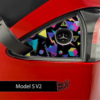 Rad 80s Tesla Charge Port Wrap | Model S