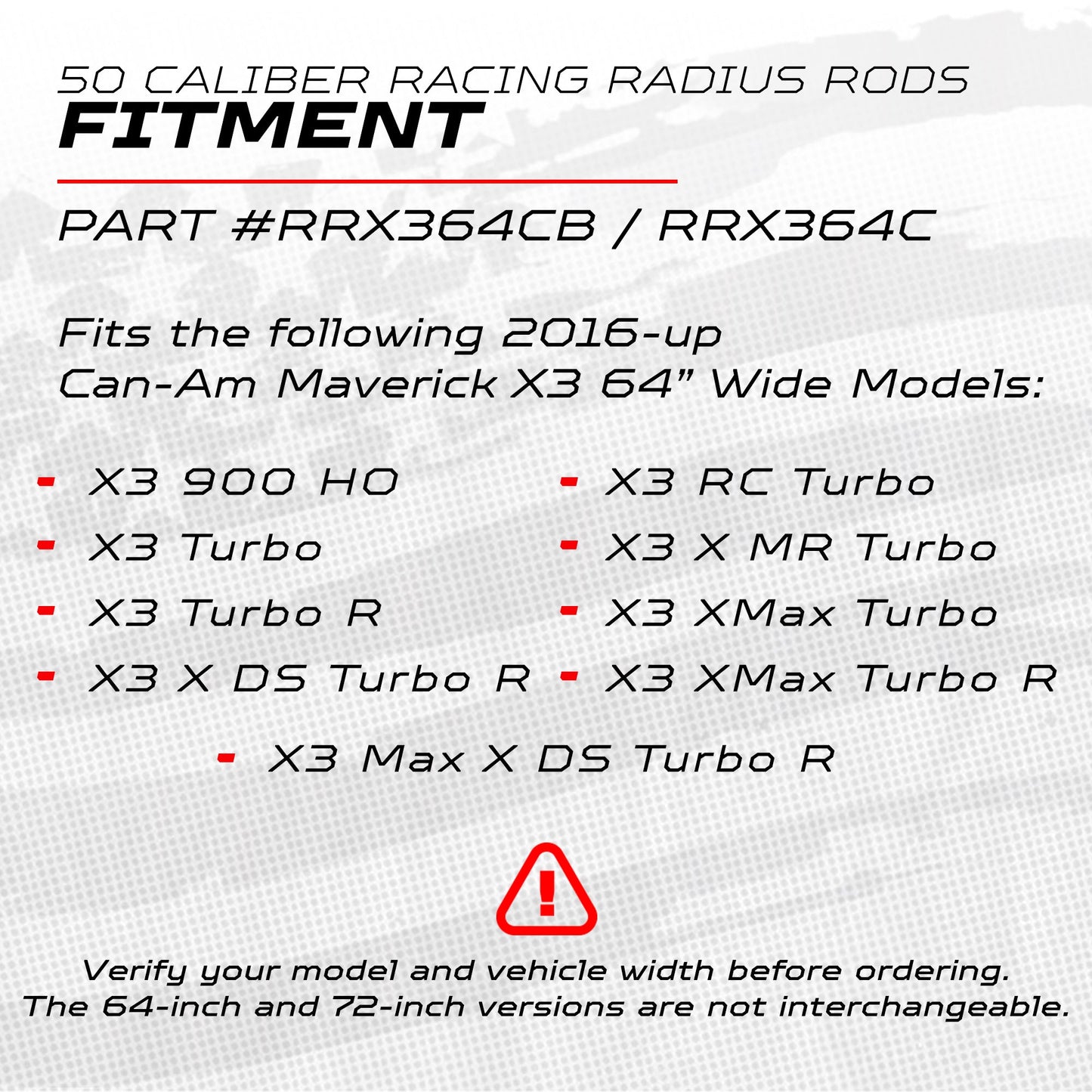 Can-Am Maverick X3 Heavy Duty Radius Rods