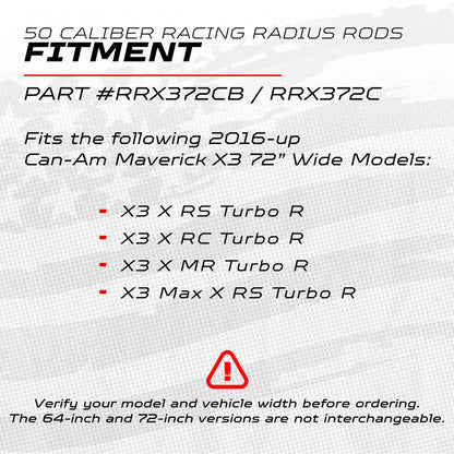 Can-Am Maverick X3 Heavy Duty Radius Rods