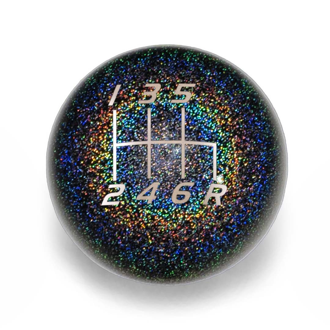 Billetworkz Weighted Shift Knob - 6-Speed Velocity Engraving for Honda