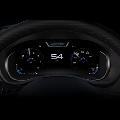 2019–2024 RAM 2500 / 3500 OEM 12″ Digital Cluster Retrofit Kit (Plug & Play)
