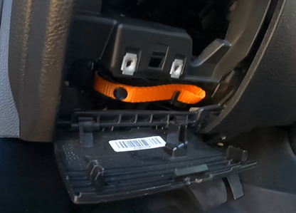 2014-Present RAM 1500 Steel Neutral Strap/Release Cover Plate - Laser Cut, Painted, Authentic