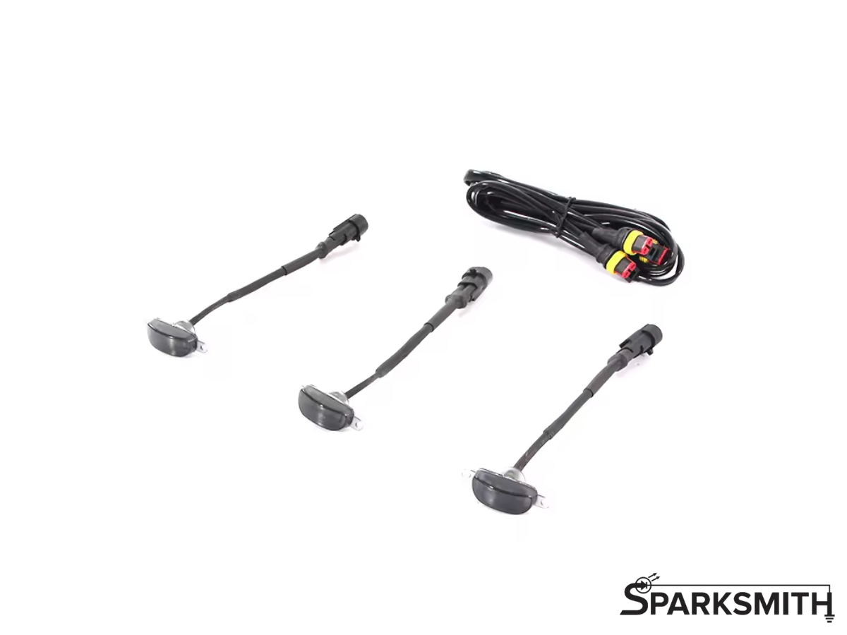 Raptor Style Grille Light Kit/Universal Fit: 3-Light Kit w/ Plug & Play Harness
