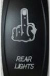 D2D LED Rocker Switch – Laser Etched, Waterproof