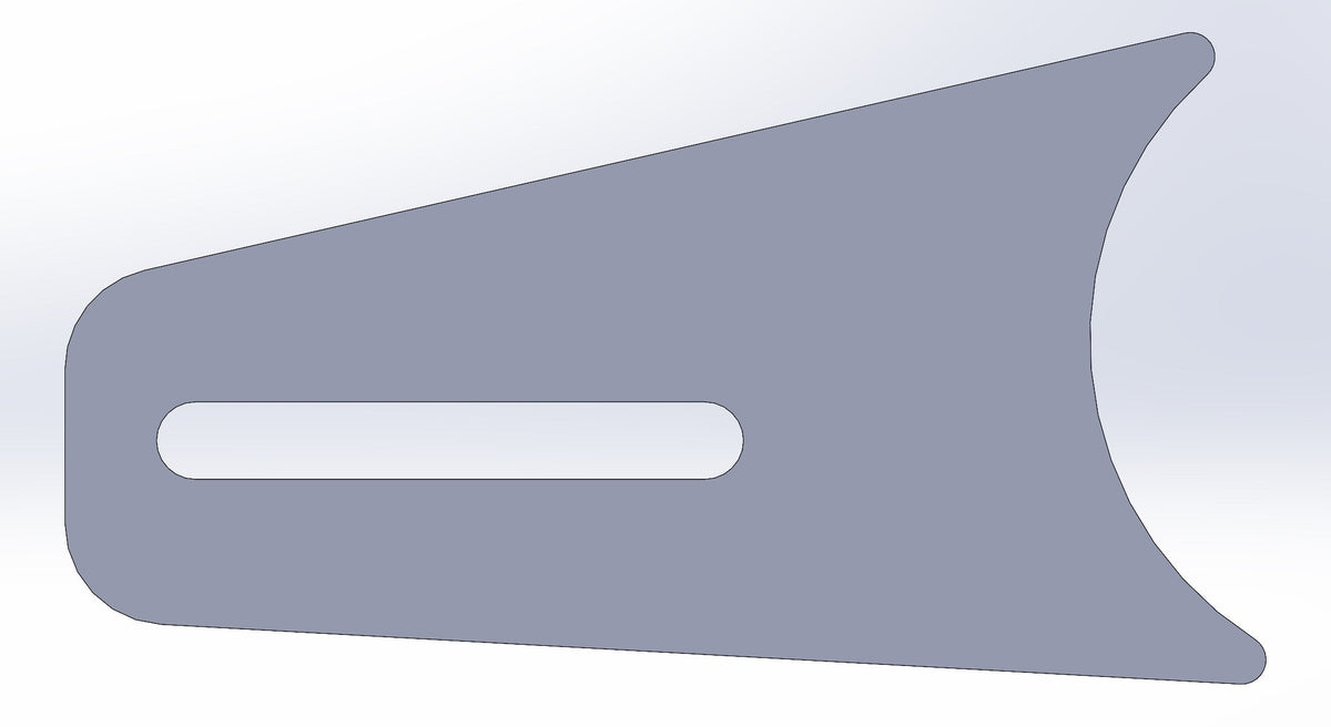 Rear Chase Light Bar Tabs for 1.75" Tube