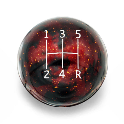 Billetworkz Cosmic Space Shift Knob - 5 Speed Standard Engraving for Honda