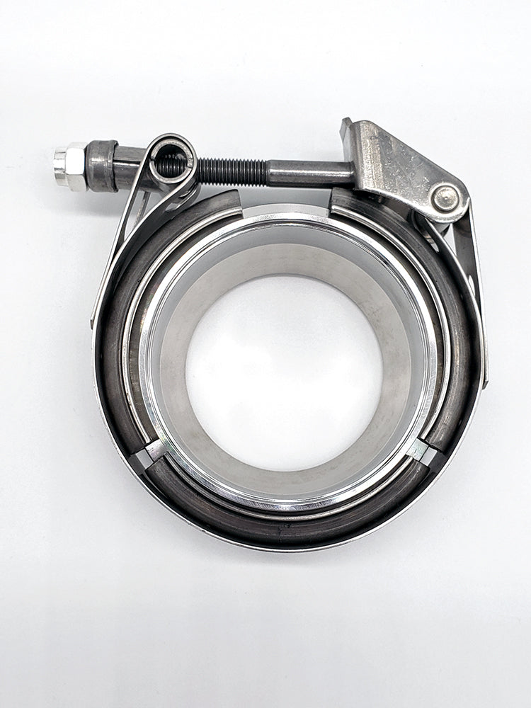 3.500" x 3.000" Reducing V-Band Assembly "Male/Female" 304 Stainless - Quick Release Clamp