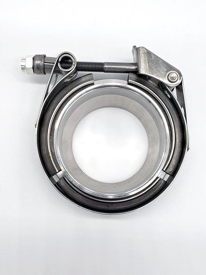 4.500" x 4.000" Reducing V-Band Assembly "Male/Female" 304 Stainless - Quick Release Clamp