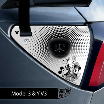 Retro Mouse Tesla Charge Port Wrap | Model Y