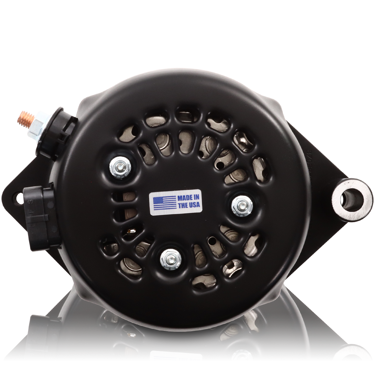Mechman 320 Amp S Series Billet Racing Alternator 1979-2004 Ford 6/12 Ford 6S - Black