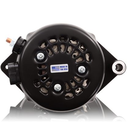 Mechman 320 Amp S Series Billet Racing Alternator 1979-2004 Ford 6/12 Ford 6S - Black