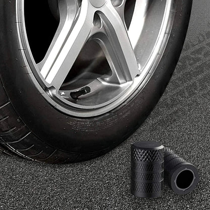 Aluminum Tire Valve Caps 4/8/12 Pack | Corrosion Resistant Universal Stem Covers