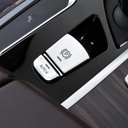 Car Engine Stop Start Central Handbrake P Auto H Button Decorative Cover Trim For BMW 5 Series G30 X3 G01 X4 G02 GT6 Accessories