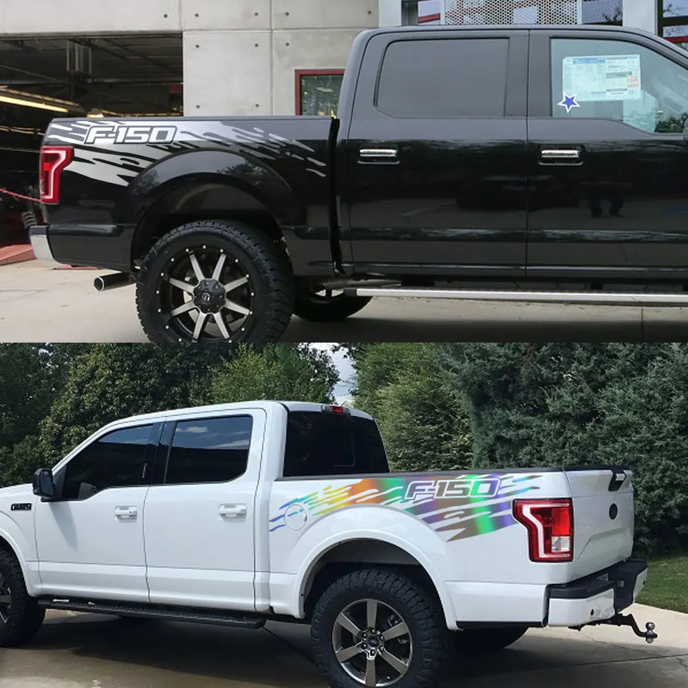 Mudslinger Side Door & Trunk Graphic Decal for Ford F-150 Raptor | Matte Vinyl Truck Sticker