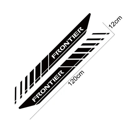 Rear Trunk Side Decal for Nissan Frontier NP300 | 2-Piece Pickup Vinyl Graphic