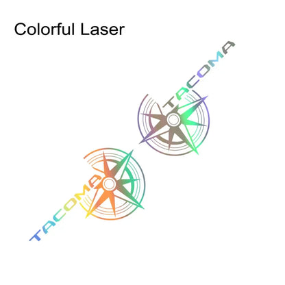 Compass Trunk Bed Side Decal for Toyota Tacoma TRD | 2-Piece Vinyl Film Graphics