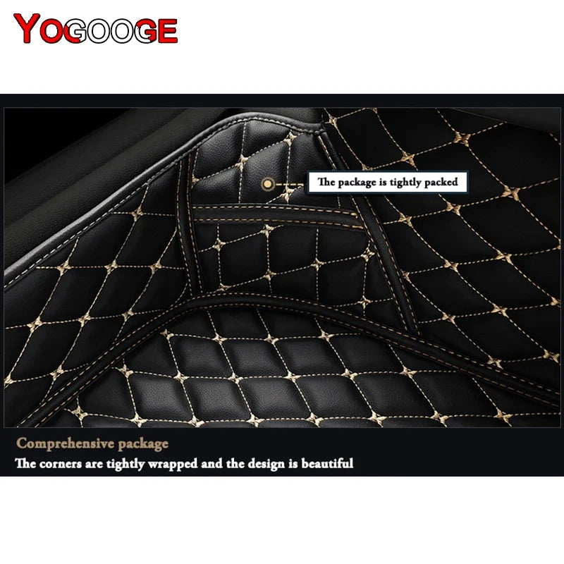 YOGOOGE Custom Car Floor Mats For BMW X6 E71 E72 F16 F86 G06 G96 Auto Carpets Foot Coche Accessorie