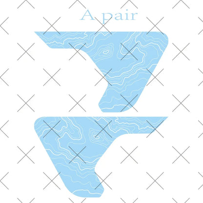 Jeep Wrangler JL / JLU & Gladiator JT Topographic Fender Vent Decal – PVC Vinyl Sticker (2018–2026)