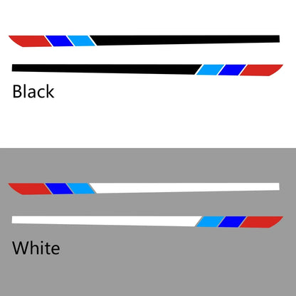 Side Stripe Decal DIY for BMW E46 / E60 / E90 / F30 / F10 | 2-Piece 78.7"x5.1" Vinyl