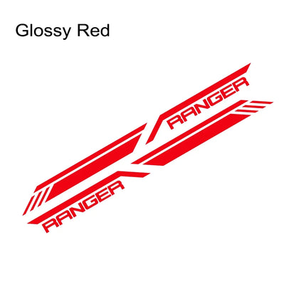 Side Stripe Decal for Ford Ranger Raptor T6 / XLT / T7 / T8 | Pickup Bed Vinyl Graphic