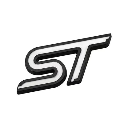 3D Metal ST Badge | Body & Trunk Emblem for Ford Everest / Fiesta / Ecosport / Focus