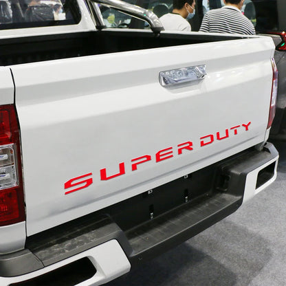 Tail Box Label Decal for Ford Super Duty F-250 / F-350 (2017–2021) | Pickup Vinyl Sticker