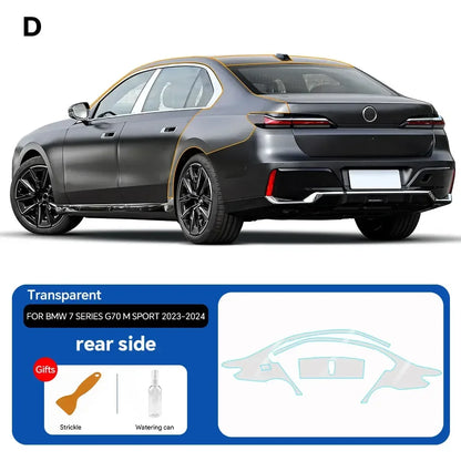 Precut PPF for BMW 7 Series G70 / M Sport (2023–2025) | TPU Paint Protection Film Clear Bra