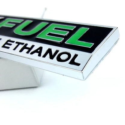 Flex Fuel Metal 3D Car Stickers