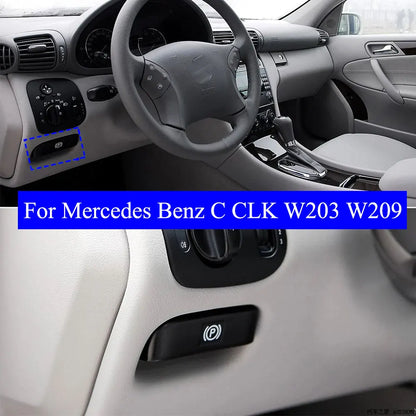 W203 W209 Handbrake Button Switch Parking Brake Lever Assembly | For Mercedes C CLK Class 2001-2009