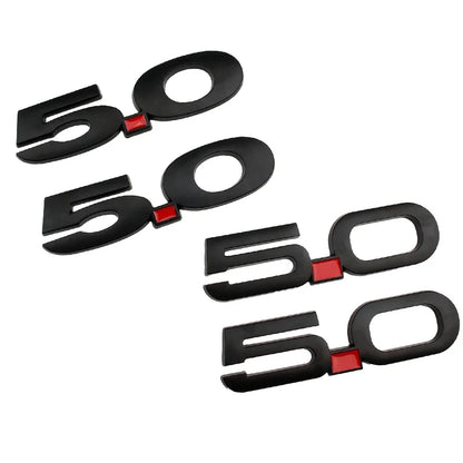 3D Metal 5.0 Logo Emblem for Ford Mustang GT / GT50 (2015-2021) | Badge Sticker