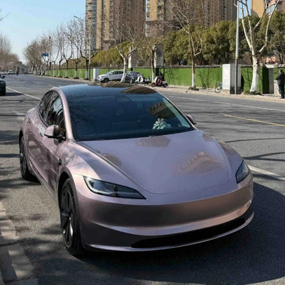 Precut Color Change PPF for Tesla Model 3 Highland (2024–2025) | Black & Glacier Blue PET Film